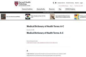 Medical Dictionary of Health Terms